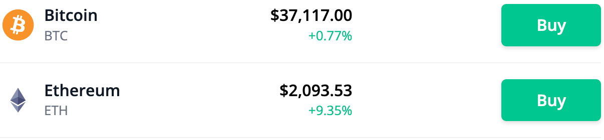crypto prices markets